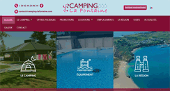 Desktop Screenshot of camping-lafontaine.com